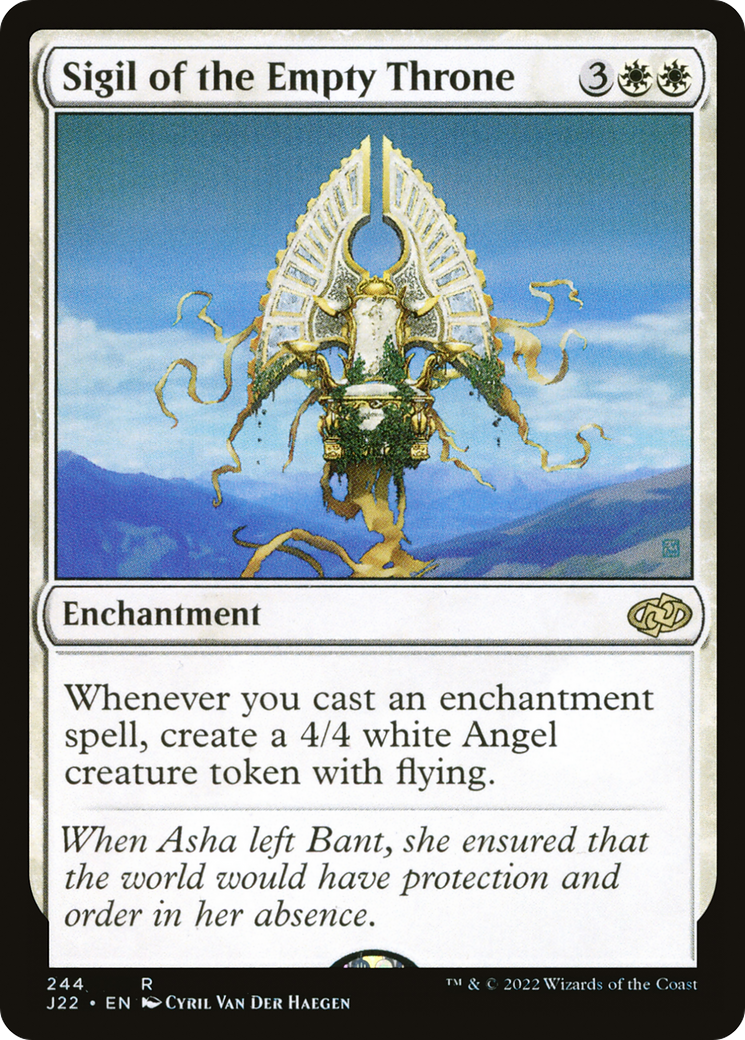 Sigil of the Empty Throne [Jumpstart 2022] | Boutique FDB TCG