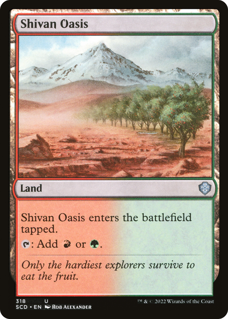 Shivan Oasis [Starter Commander Decks] | Boutique FDB TCG