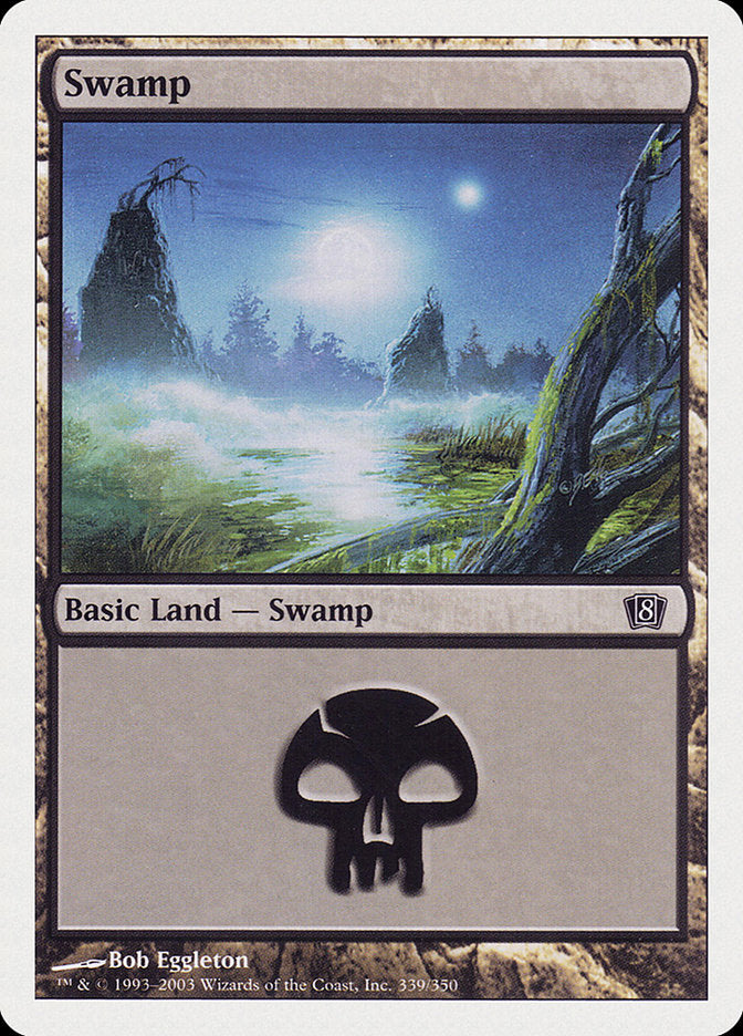 Swamp (339) [Eighth Edition] | Boutique FDB TCG