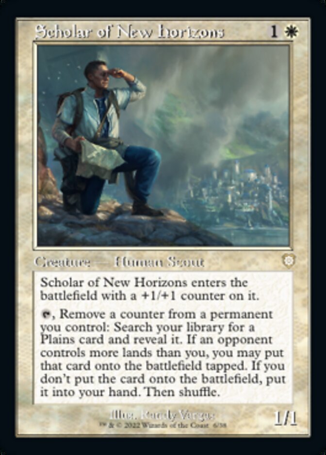 Scholar of New Horizons (Retro) [The Brothers' War Commander] | Boutique FDB TCG