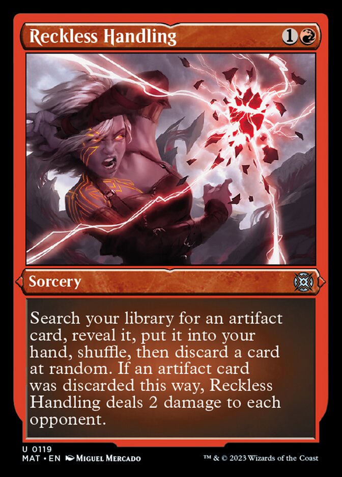 Reckless Handling (Foil Etched) [March of the Machine: The Aftermath] | Boutique FDB TCG