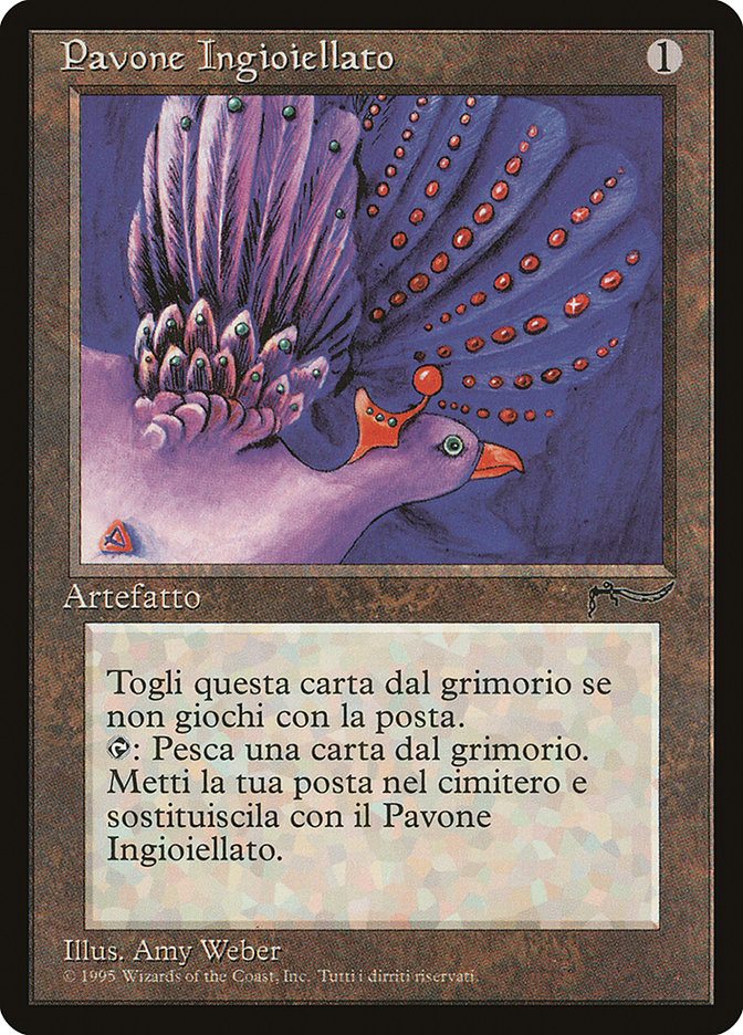 Jeweled Bird (Italian) - "Pavone Ingioiellato" [Rinascimento] | Boutique FDB TCG