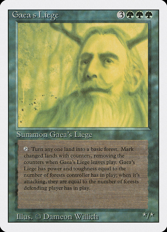 Gaea's Liege [Revised Edition] | Boutique FDB TCG