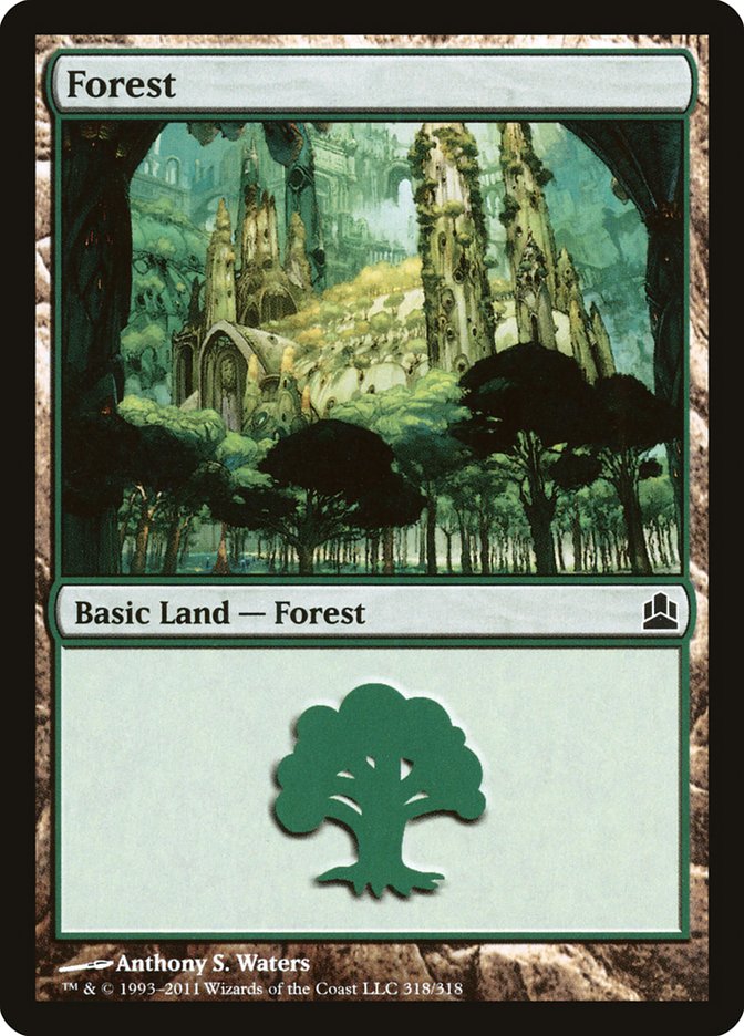 Forest (318) [Commander 2011] | Boutique FDB TCG