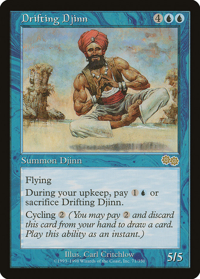 Drifting Djinn [Urza's Saga] | Boutique FDB TCG