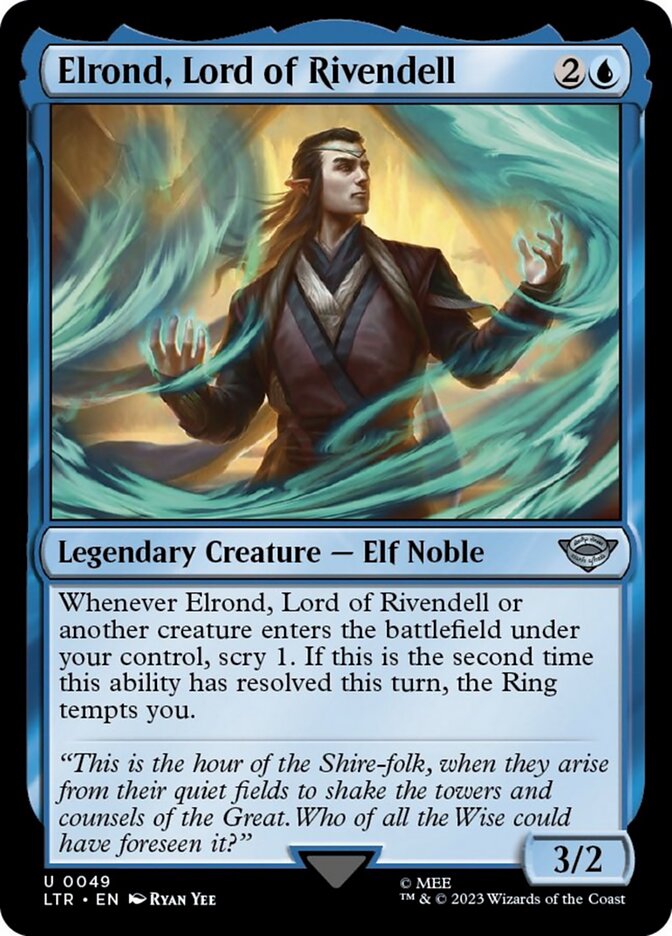 Elrond, Lord of Rivendell [The Lord of the Rings: Tales of Middle-Earth] | Boutique FDB TCG
