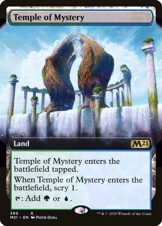 Temple of Mystery (Extended Art) [Core Set 2021] | Boutique FDB TCG