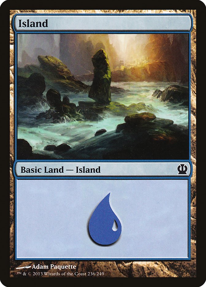 Island (236) [Theros] | Boutique FDB TCG