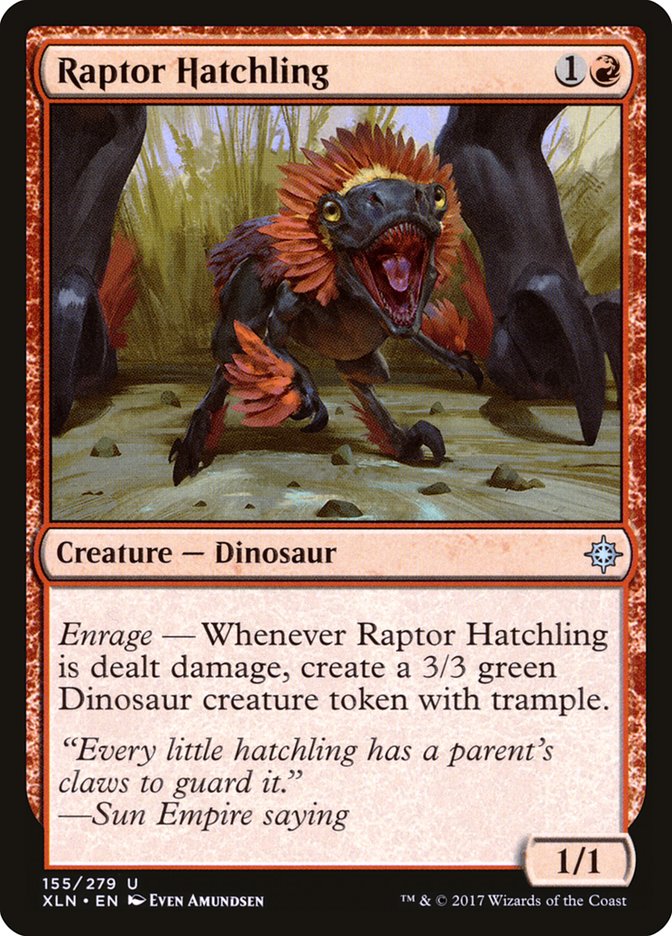 Raptor Hatchling [Ixalan] | Boutique FDB TCG