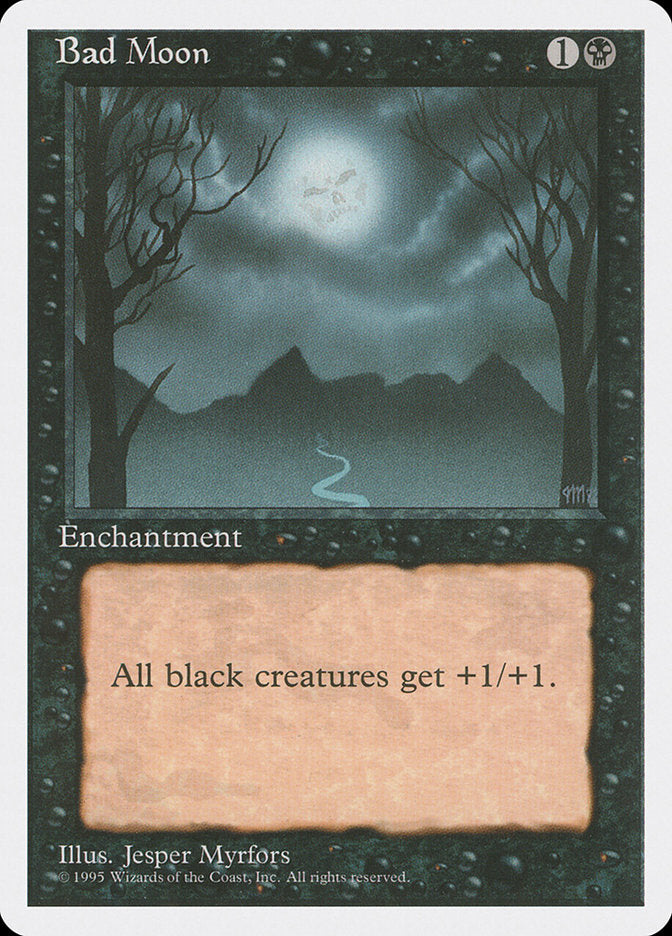 Bad Moon [Fourth Edition] | Boutique FDB TCG