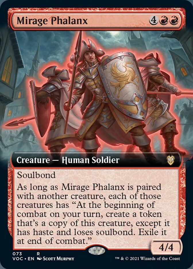 Mirage Phalanx (Extended Art) [Innistrad: Crimson Vow Commander] | Boutique FDB TCG