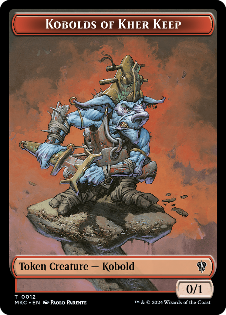 Soldier // Kobolds of Kher Keep Double-Sided Token [Murders at Karlov Manor Commander Tokens] | Boutique FDB TCG