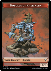Gold // Kobolds of Kher Keep Double-Sided Token [Murders at Karlov Manor Commander Tokens] | Boutique FDB TCG