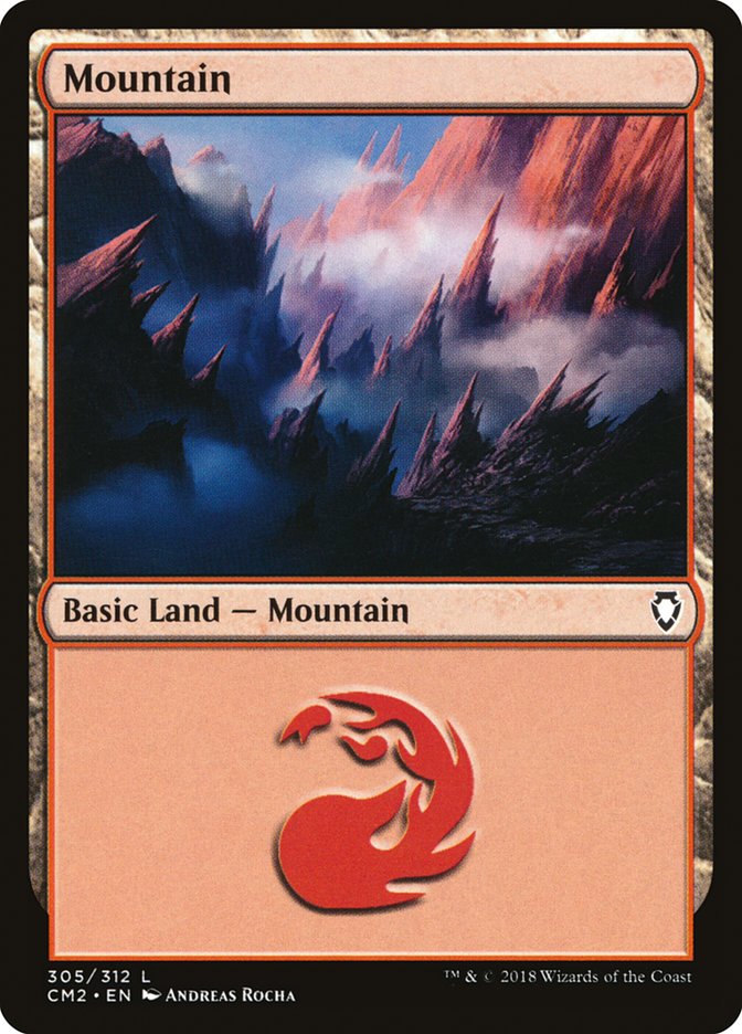 Mountain (305) [Commander Anthology Volume II] | Boutique FDB TCG