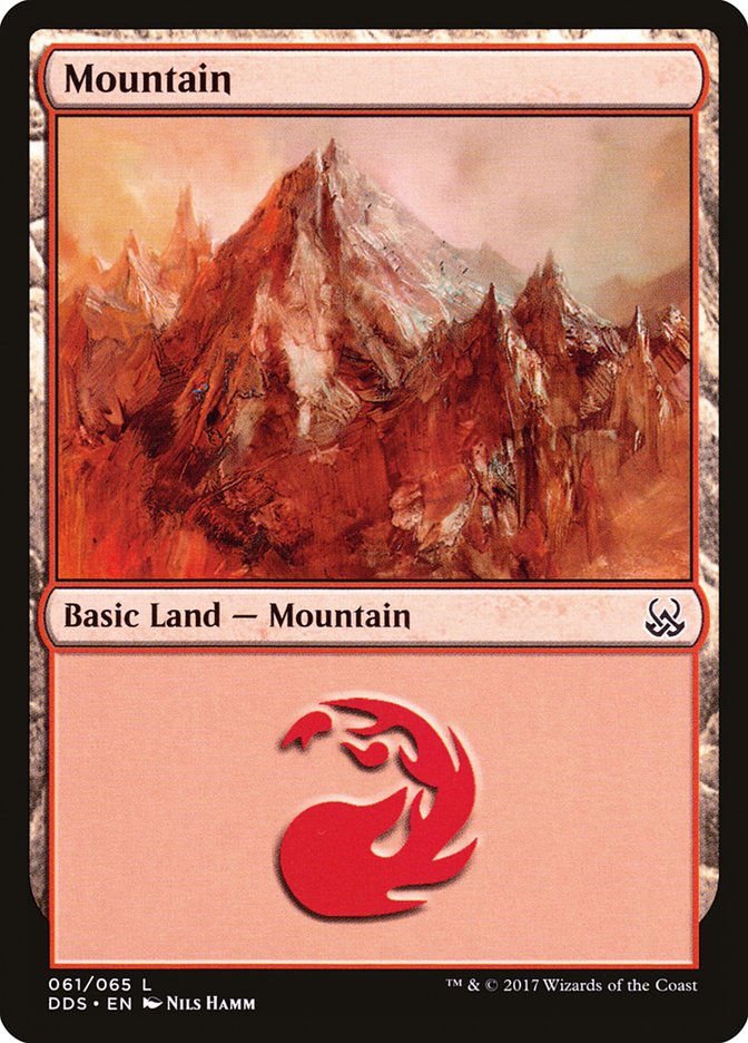 Mountain (61) [Duel Decks: Mind vs. Might] | Boutique FDB TCG