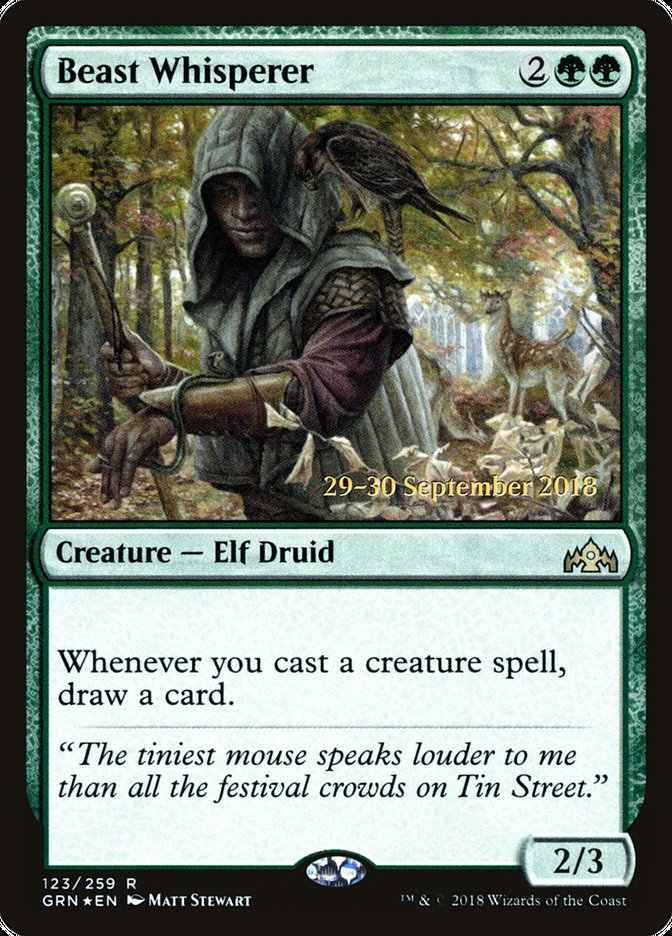 Beast Whisperer [Guilds of Ravnica Prerelease Promos] | Boutique FDB TCG