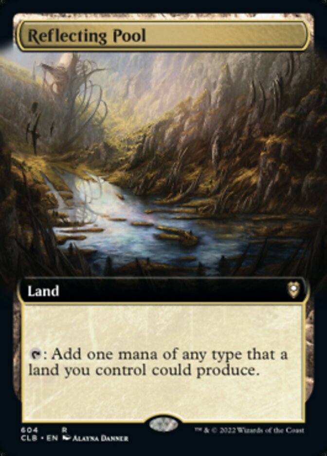 Reflecting Pool (Extended Art) [Commander Legends: Battle for Baldur's Gate] | Boutique FDB TCG
