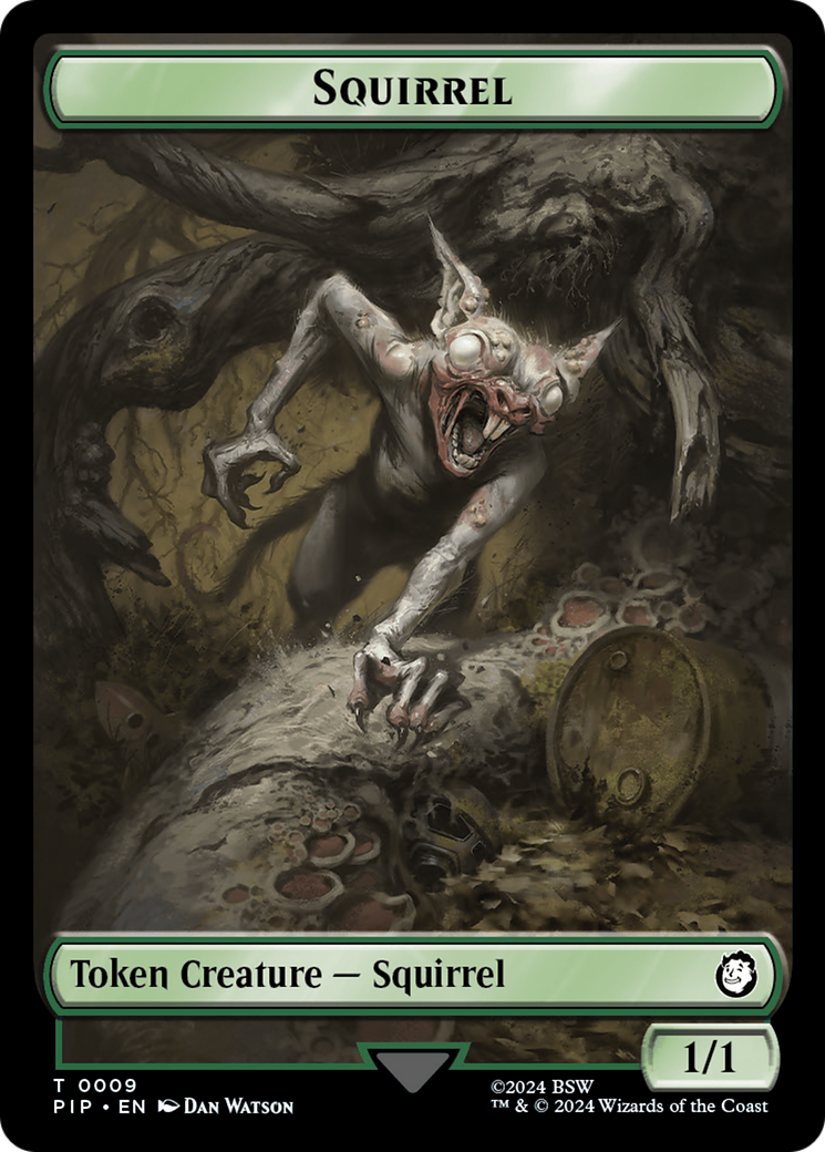 Energy Reserve // Squirrel Double-Sided Token [Fallout Tokens] | Boutique FDB TCG