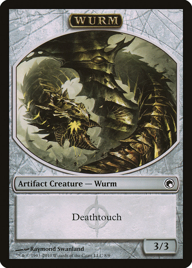 Wurm Token (8/9) [Scars of Mirrodin Tokens] | Boutique FDB TCG