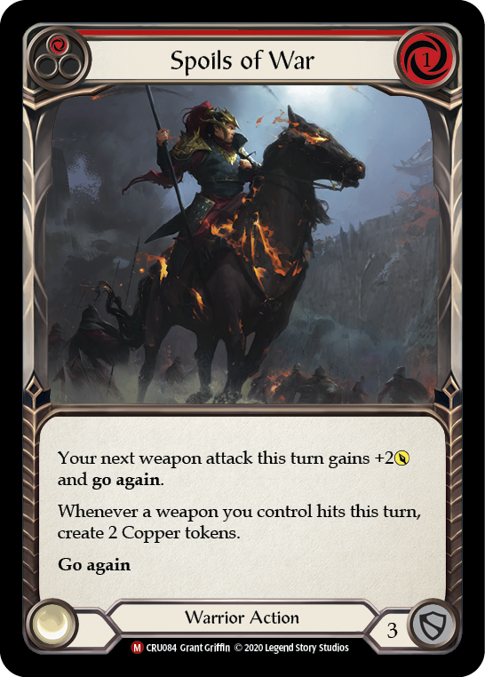 Spoils of War [CRU084] (Crucible of War)  1st Edition Rainbow Foil | Boutique FDB TCG