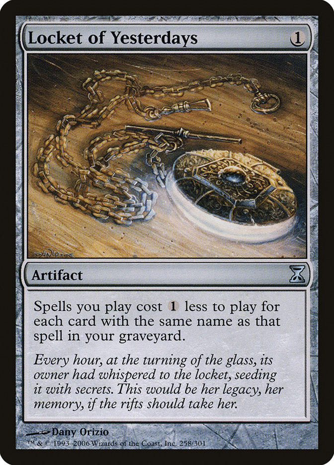 Locket of Yesterdays [Time Spiral] | Boutique FDB TCG