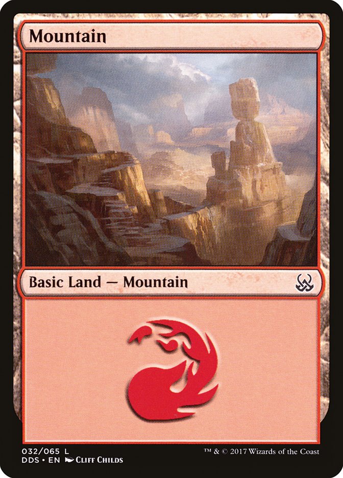 Mountain (32) [Duel Decks: Mind vs. Might] | Boutique FDB TCG