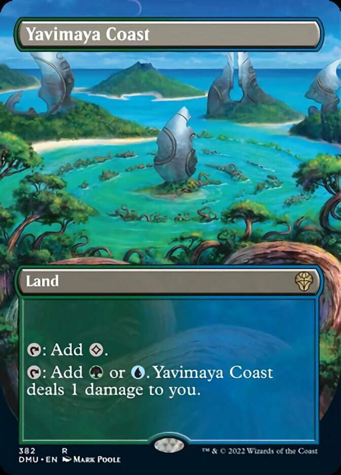 Yavimaya Coast (Borderless Alternate Art) [Dominaria United] | Boutique FDB TCG