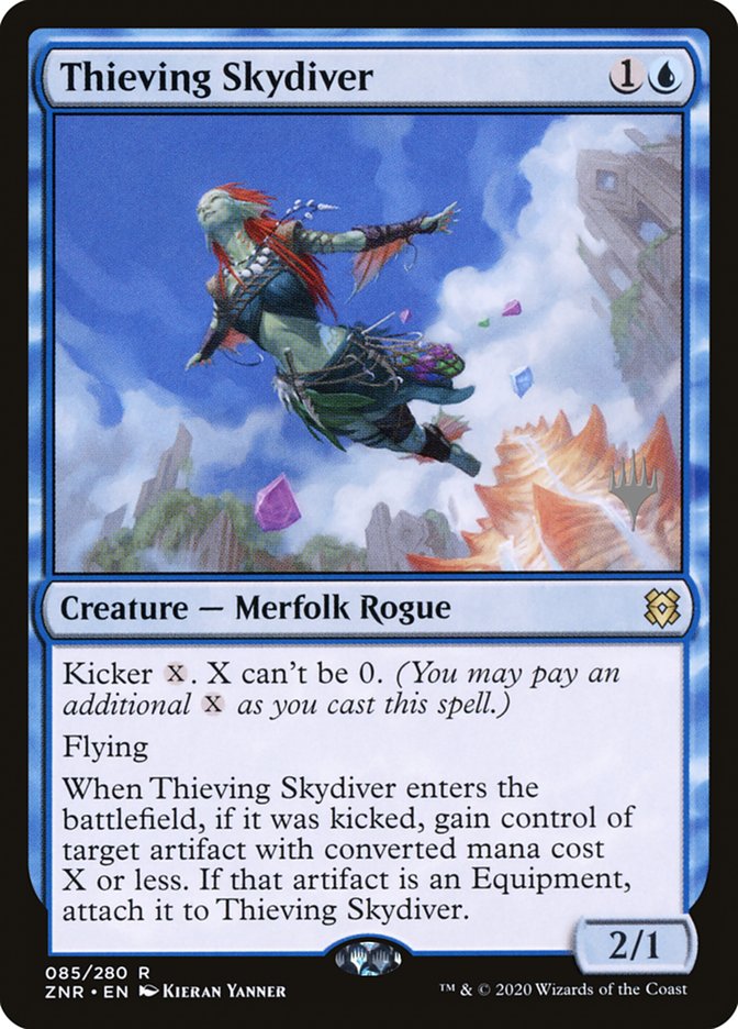 Thieving Skydiver (Promo Pack) [Zendikar Rising Promos] | Boutique FDB TCG