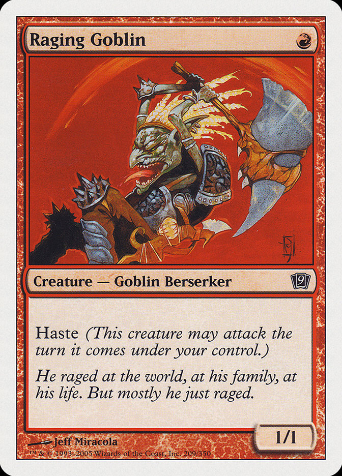 Raging Goblin [Ninth Edition] | Boutique FDB TCG