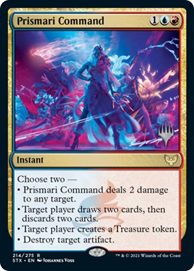 Prismari Command (Promo Pack) [Strixhaven: School of Mages Promos] | Boutique FDB TCG