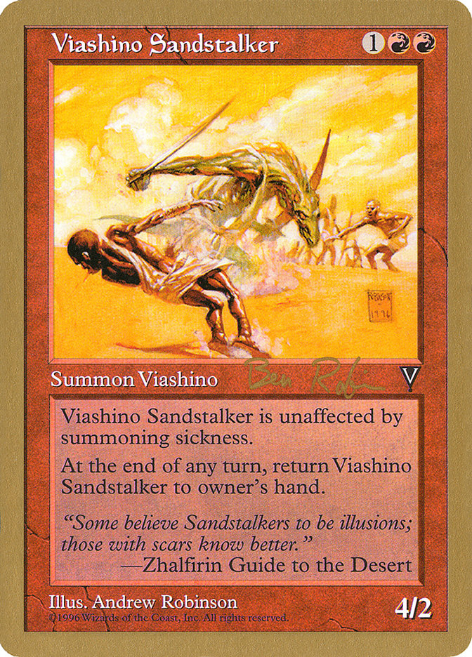 Viashino Sandstalker (Ben Rubin) [World Championship Decks 1998] | Boutique FDB TCG