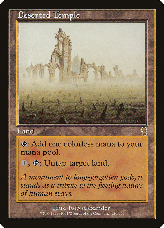 Deserted Temple [Odyssey] | Boutique FDB TCG
