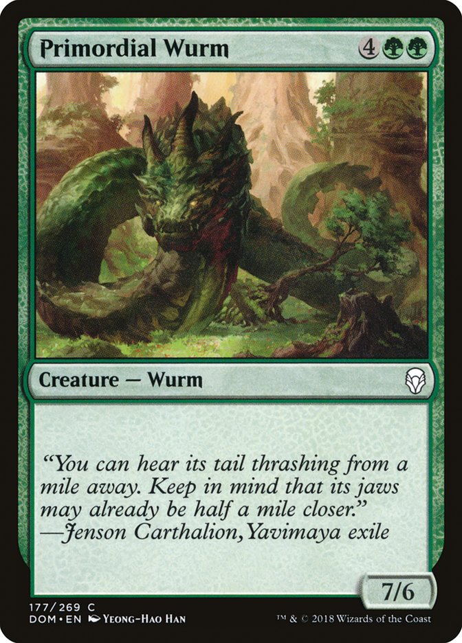 Primordial Wurm [Dominaria] | Boutique FDB TCG