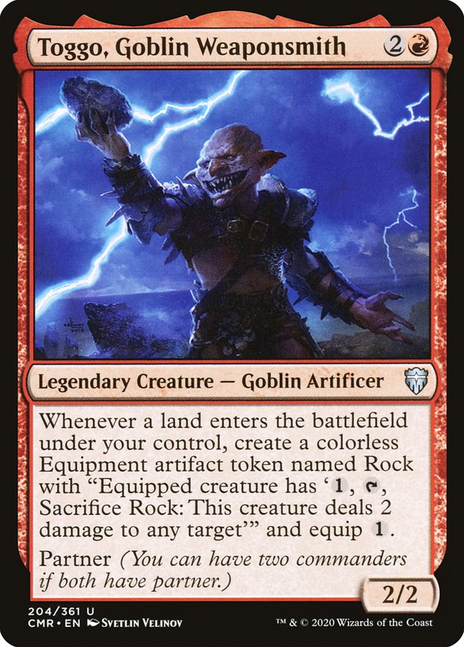 Toggo, Goblin Weaponsmith [Commander Legends] | Boutique FDB TCG