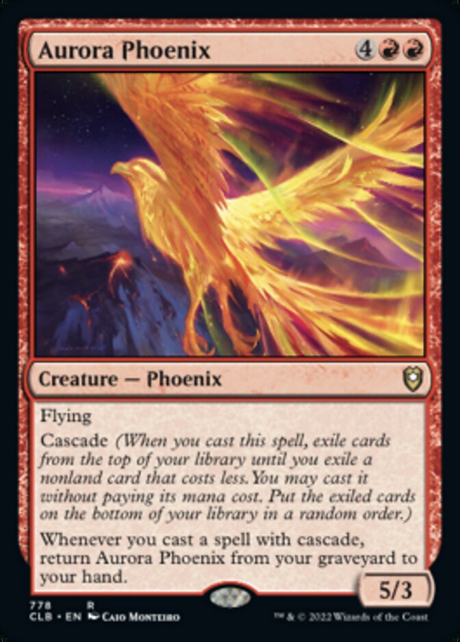 Aurora Phoenix [Commander Legends: Battle for Baldur's Gate] | Boutique FDB TCG