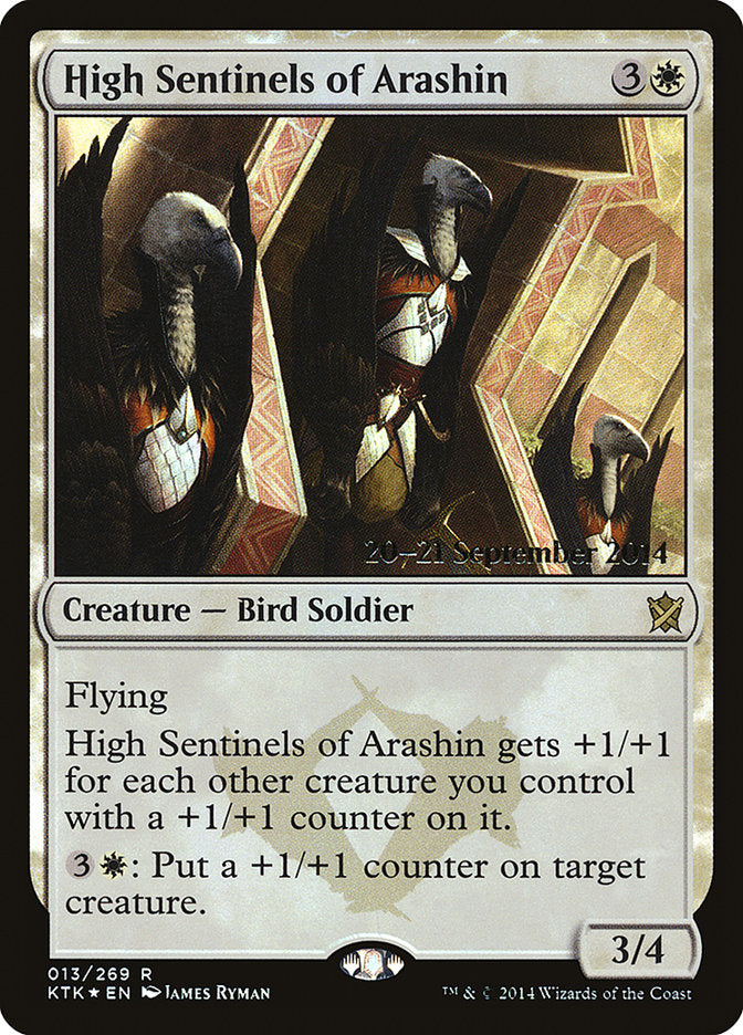 High Sentinels of Arashin [Khans of Tarkir Prerelease Promos] | Boutique FDB TCG