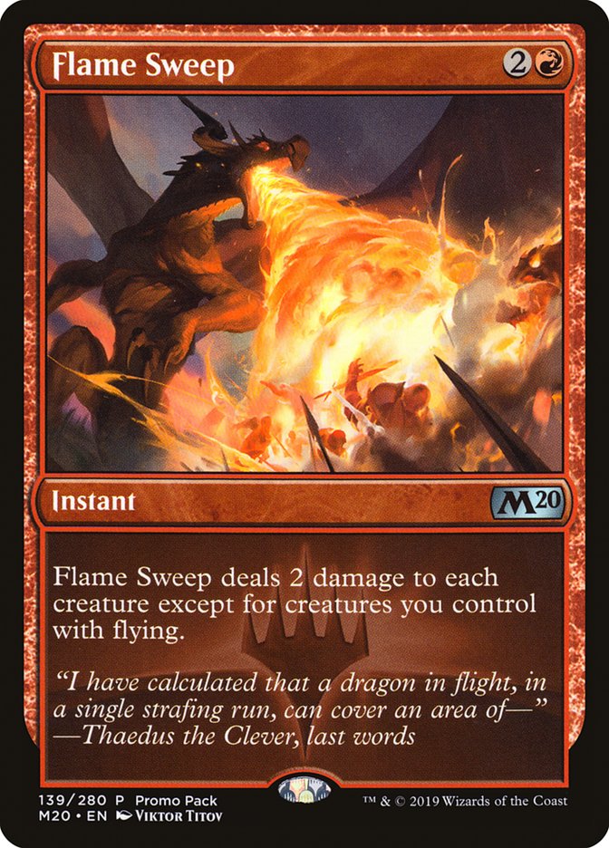 Flame Sweep (Promo Pack) [Core Set 2020 Promos] | Boutique FDB TCG