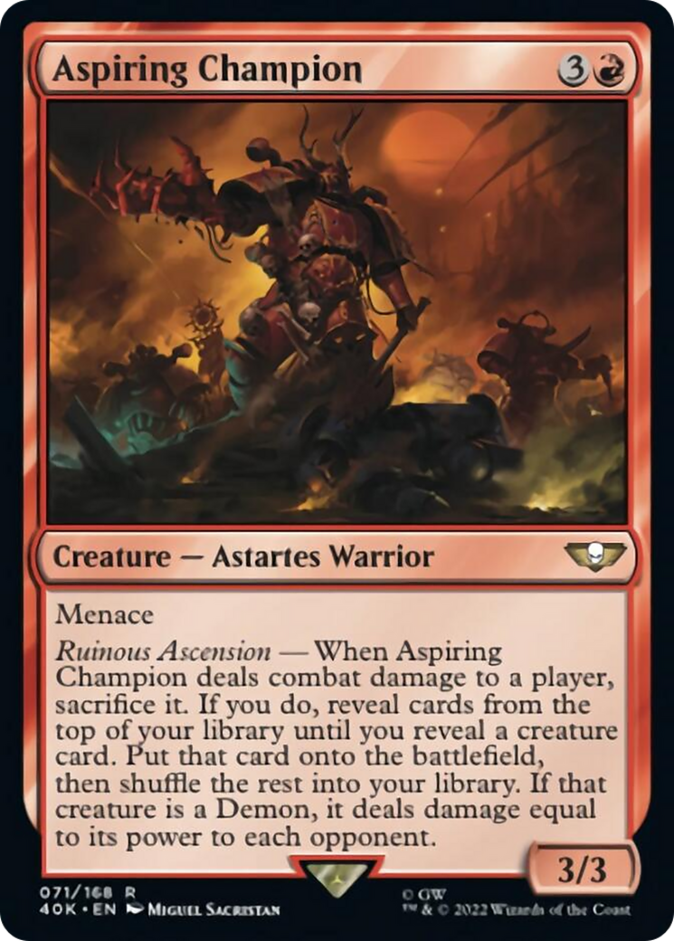 Aspiring Champion [Warhammer 40,000] | Boutique FDB TCG