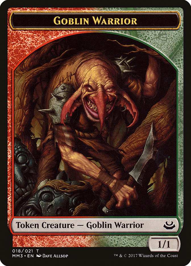 Goblin Warrior Token [Modern Masters 2017 Tokens] | Boutique FDB TCG