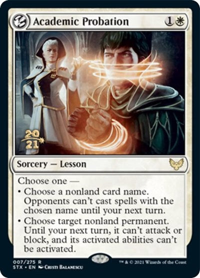 Academic Probation [Strixhaven: School of Mages Prerelease Promos] | Boutique FDB TCG