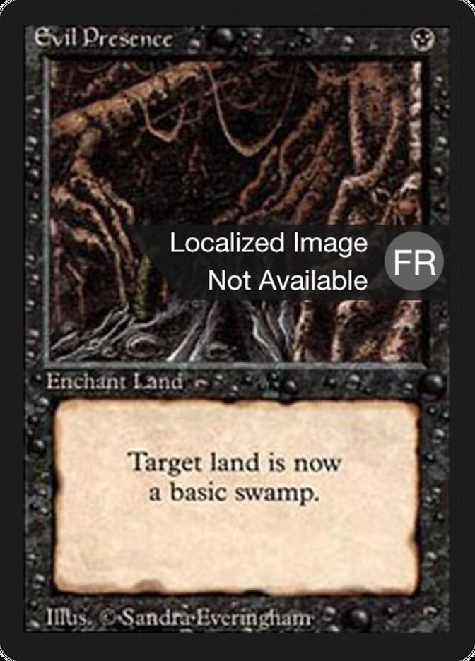 Evil Presence [Foreign Black Border] | Boutique FDB TCG