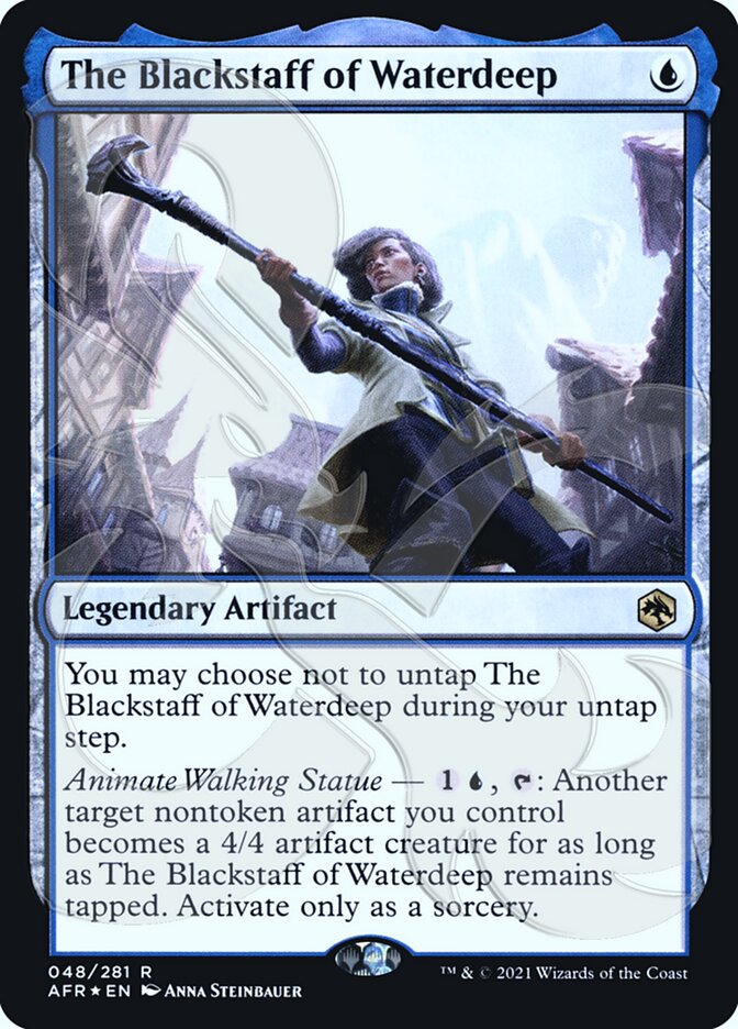 The Blackstaff of Waterdeep (Ampersand Promo) [Dungeons & Dragons: Adventures in the Forgotten Realms Promos] | Boutique FDB TCG