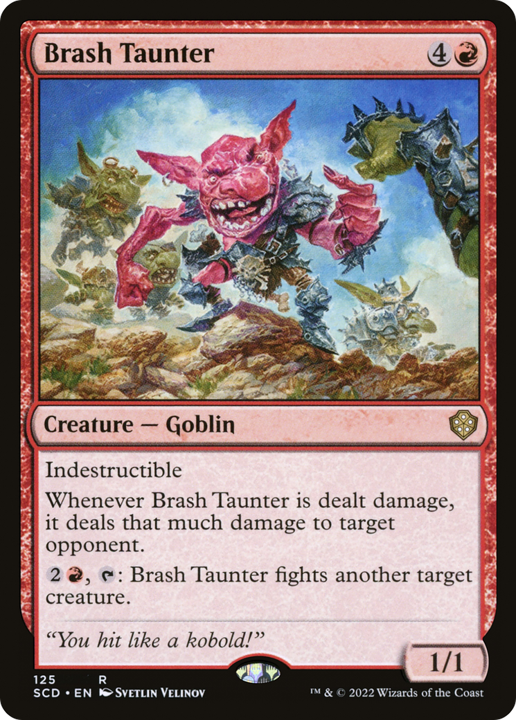 Brash Taunter [Starter Commander Decks] | Boutique FDB TCG