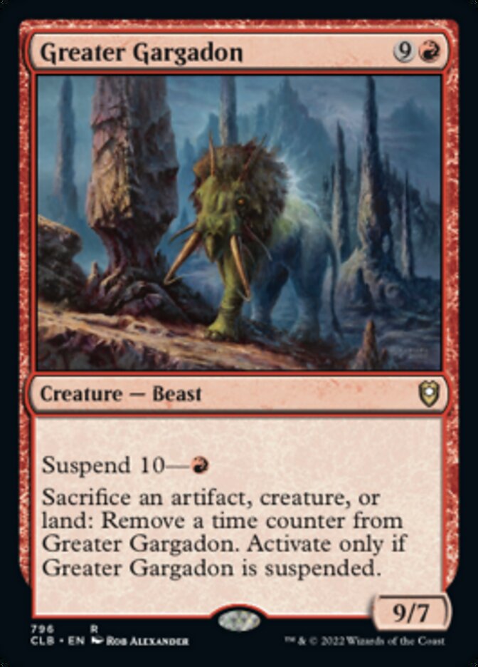 Greater Gargadon [Commander Legends: Battle for Baldur's Gate] | Boutique FDB TCG