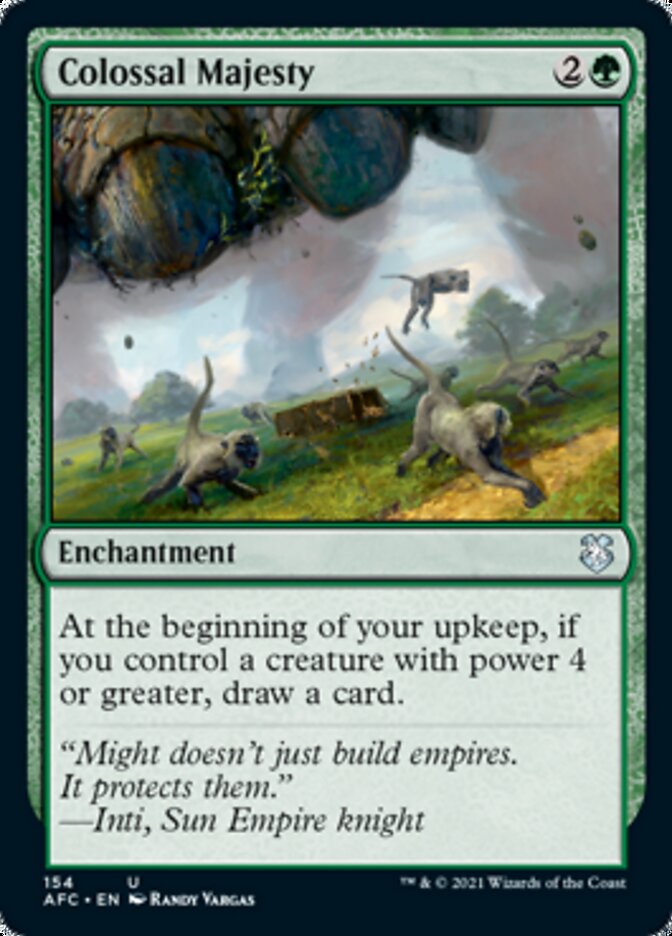 Colossal Majesty [Dungeons & Dragons: Adventures in the Forgotten Realms Commander] | Boutique FDB TCG