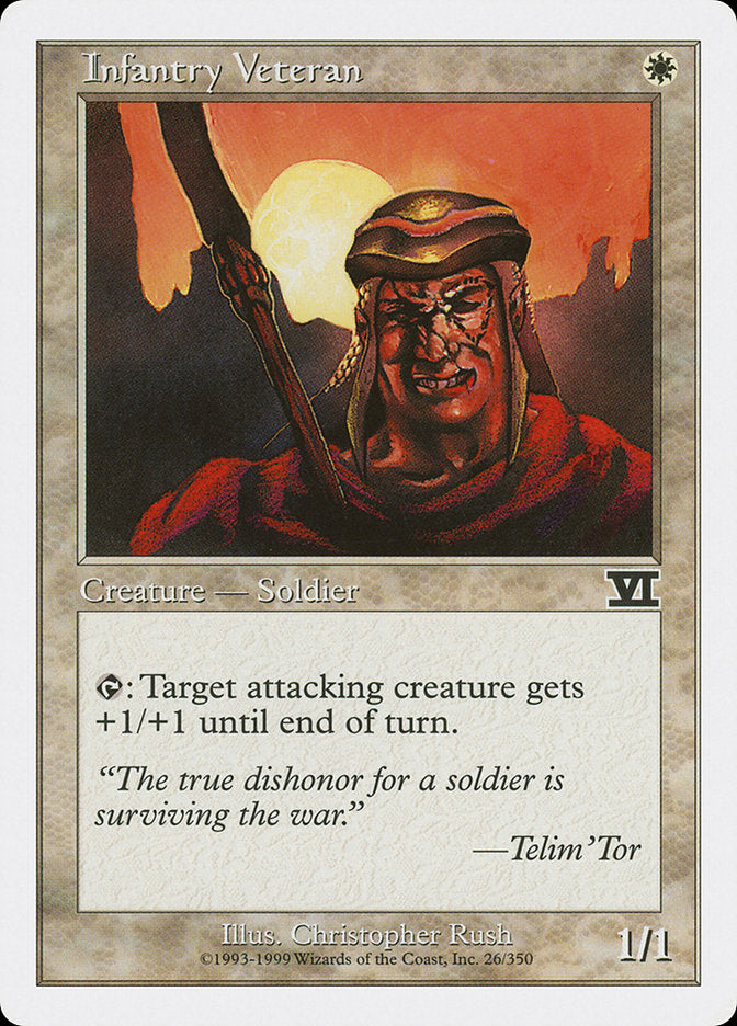 Infantry Veteran [Classic Sixth Edition] | Boutique FDB TCG