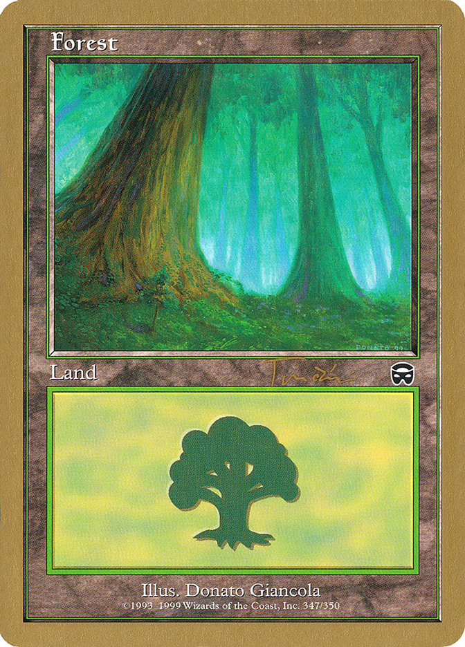 Forest (jt347a) (Jan Tomcani) [World Championship Decks 2001] | Boutique FDB TCG