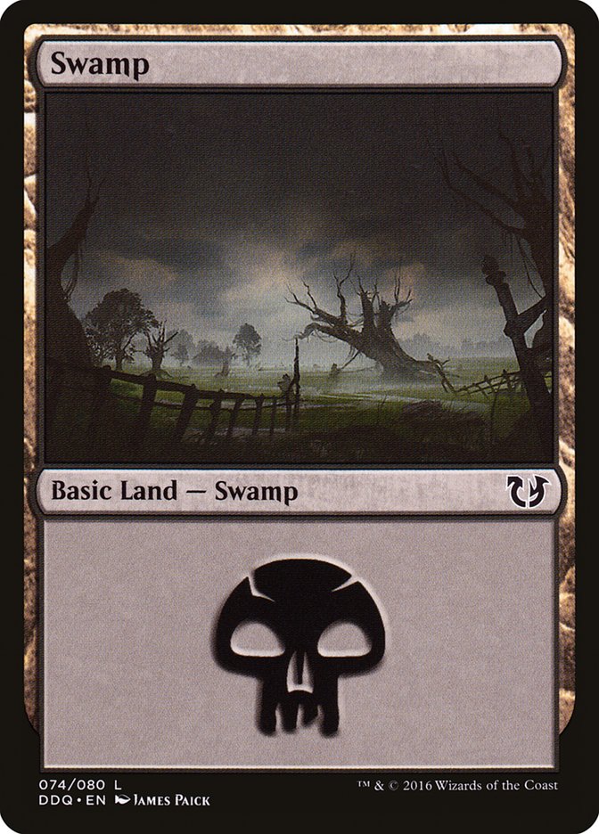 Swamp (74) [Duel Decks: Blessed vs. Cursed] | Boutique FDB TCG