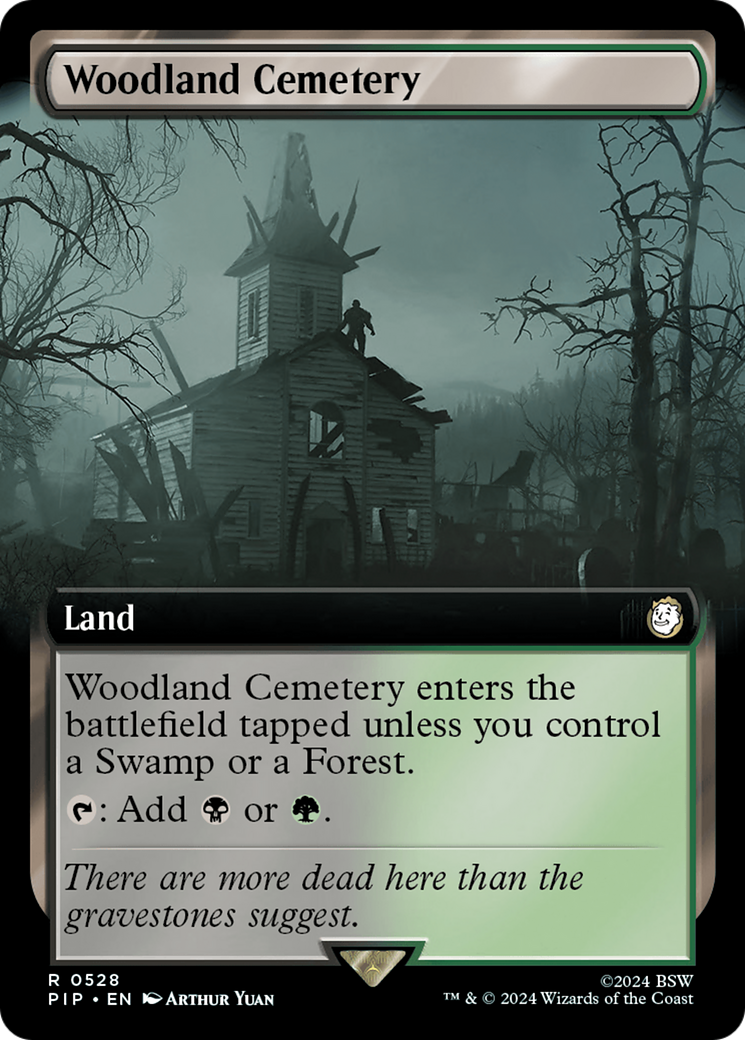 Woodland Cemetery (Extended Art) [Fallout] | Boutique FDB TCG