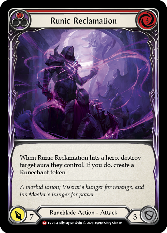 Runic Reclamation [EVR104] (Everfest)  1st Edition Rainbow Foil | Boutique FDB TCG